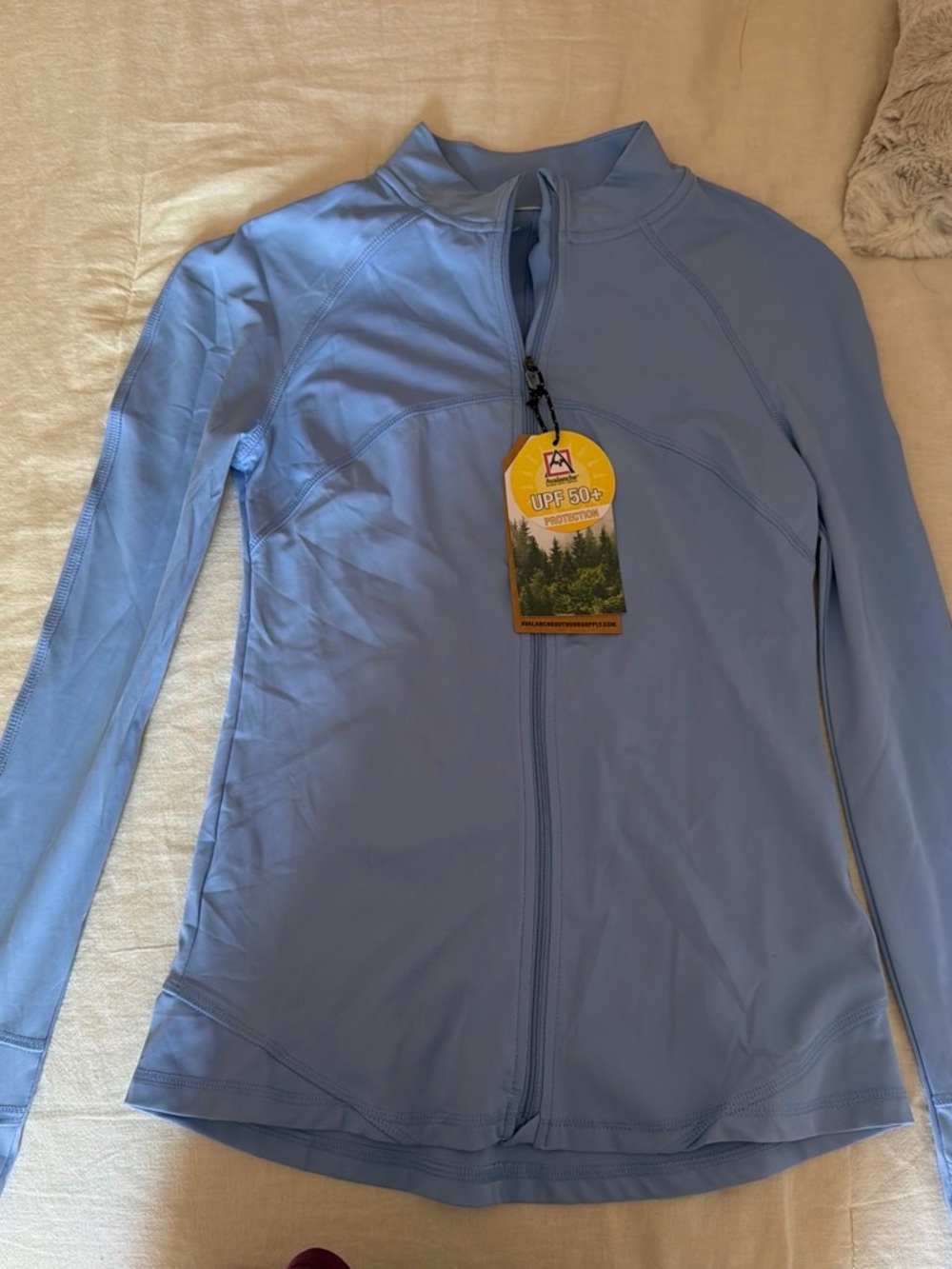 Avalanche UPF 50+ Periwinkle Full Zip Athletic Jacket NWT XS